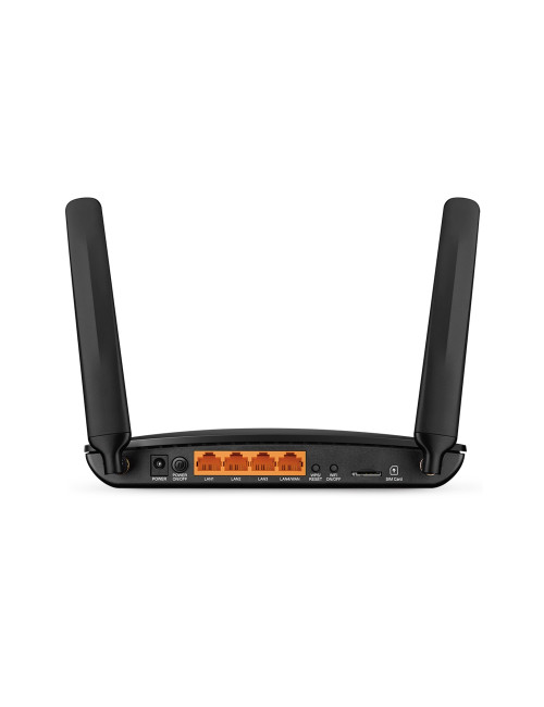 TP-LINK MR400 AC1200 Wireless Dual Band 4G LTE Router Archer MR400 TP-LINK 802.11ac 10/100 Mbit/s Ethernet LAN (RJ-45) ports 3 M