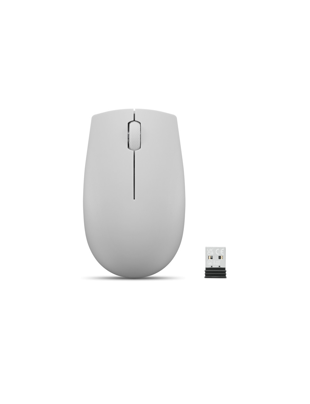 Lenovo | Compact Mouse with battery | 300 | Wireless | Arctic Grey