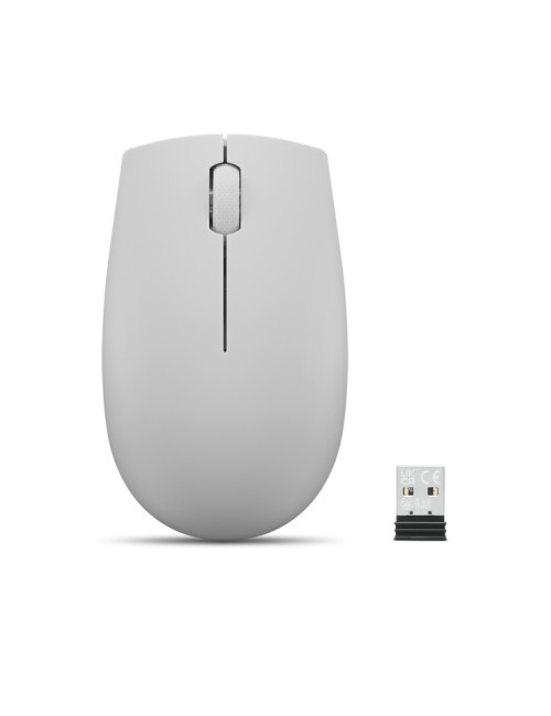 Lenovo | Compact Mouse with battery | 300 | Wireless | Arctic Grey