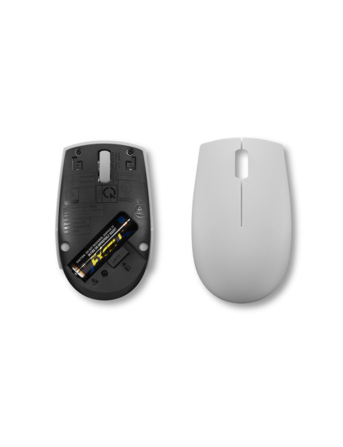 Lenovo | Compact Mouse with battery | 300 | Wireless | Arctic Grey