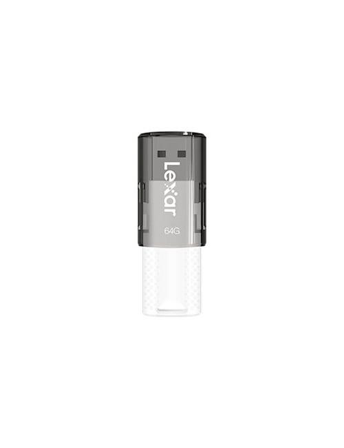 Lexar | Flash drive | JumpDrive S60 | 64 GB | USB 2.0 | Black/Teal