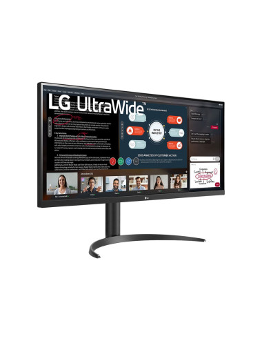 LG | 34WP550-B | 34 " | IPS | UltraWide Full HD | 21:9 | 5 ms | 200 cd/m | Black | Headphone Out | HDMI ports quantity 2 | 75 Hz