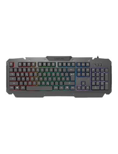 Logilink | Metal | Gaming-Set, keyboard, mouse and mouspad | ID0185 | Keyboard, Mouse and Pad Set | Wired | Mouse included | DE 