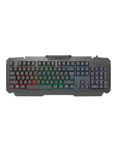 Logilink | Metal | Gaming-Set, keyboard, mouse and mouspad | ID0185 | Keyboard, Mouse and Pad Set | Wired | Mouse included | DE 