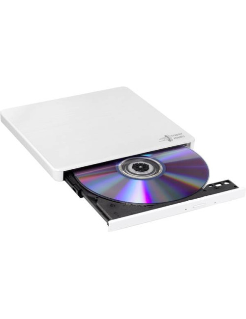 H.L Data Storage | Ultra Slim Portable DVD-Writer | GP60NW60 | Interface USB 2.0 | DVD R/RW | CD read speed 24 x | CD write spee