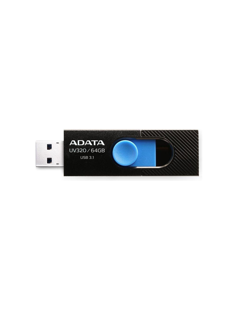 MEMORY DRIVE FLASH USB3.1 64GB/BLACK AUV320-64G-RBKBL ADATA