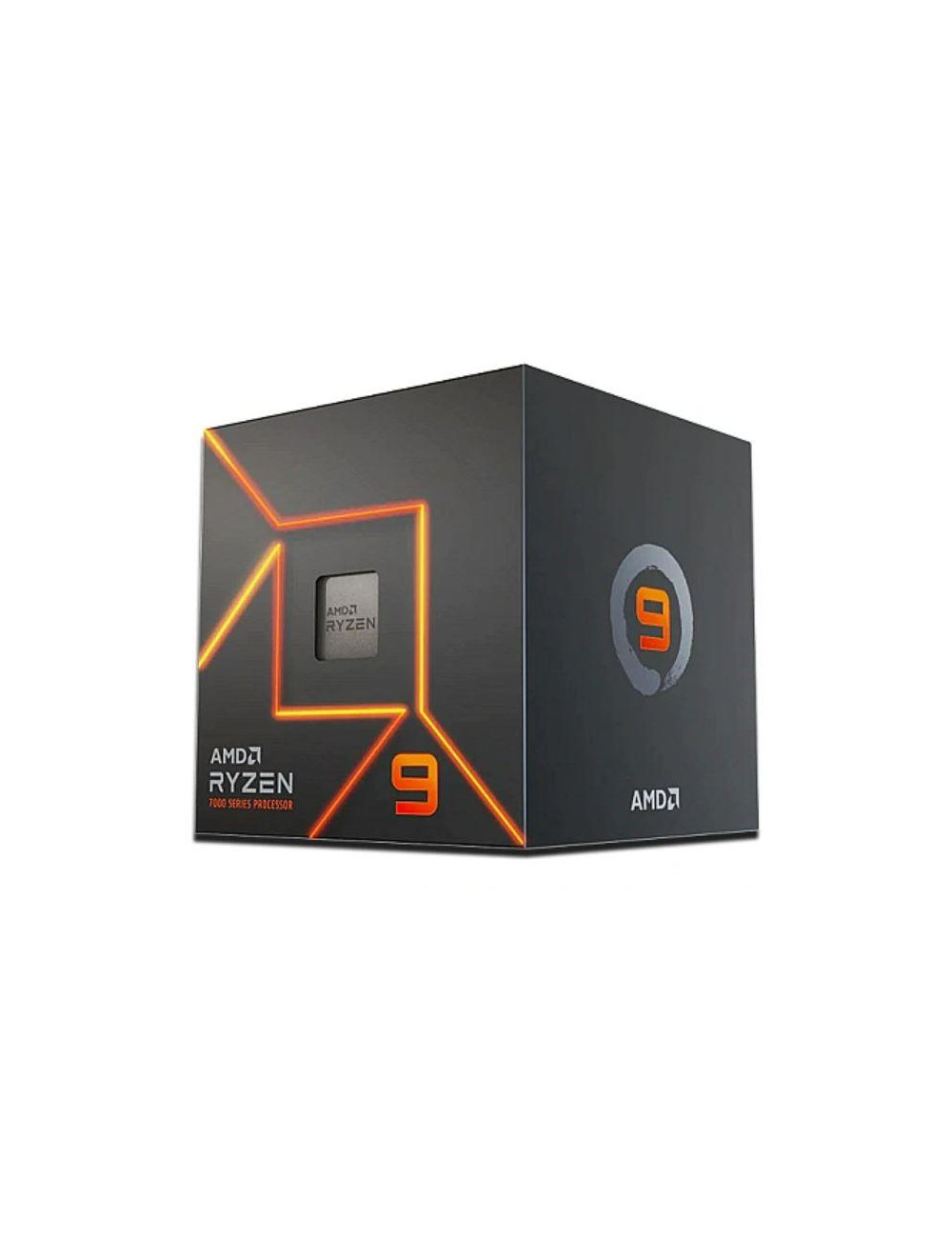 CPU|AMD|Desktop|Ryzen 9|7900|Raphael AM5|3700 MHz|Cores 12|64MB|Socket SAM5|65 Watts|GPU Radeon|BOX|100-100000590BOX