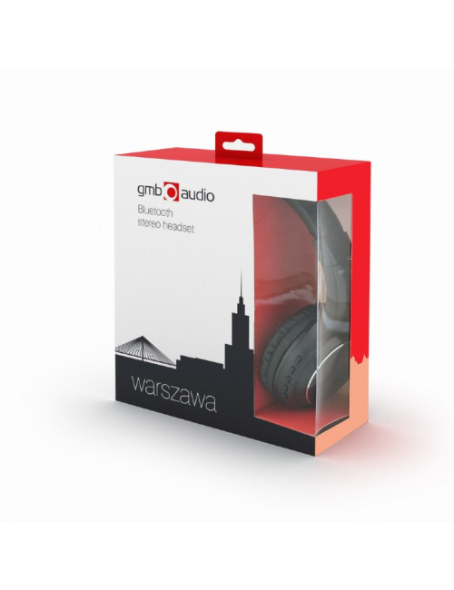 Gembird | BHP-WAW | Bluetooth stereo headset "Warszawa" | Wireless | On-Ear | Wireless | Black