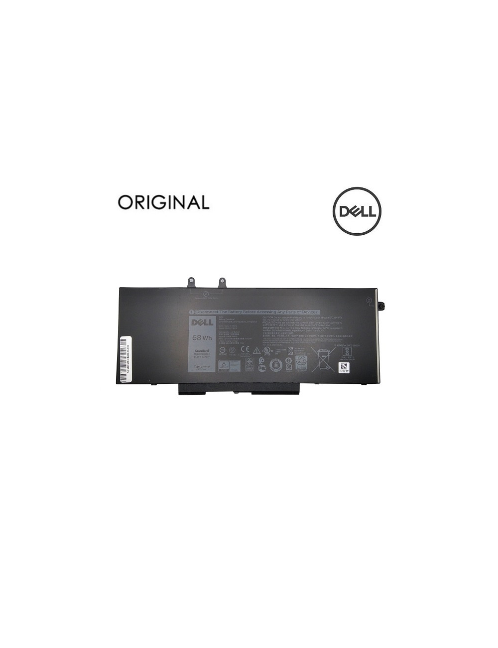 Notebook Battery DELL 3HWPP, 68Wh, Original