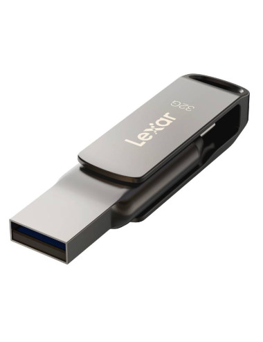 2-in-1 Flash Drive | JumpDrive Dual Drive D400 | 32 GB | USB 3.1 | Grey