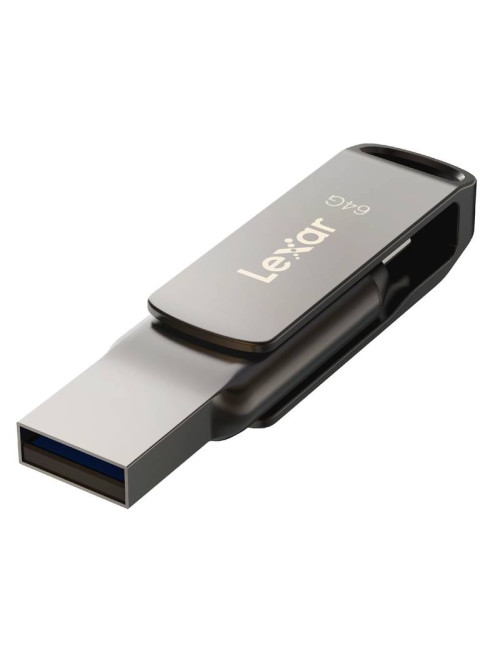 2-in-1 Flash Drive | JumpDrive Dual Drive D400 | 64 GB | USB 3.1 | Grey