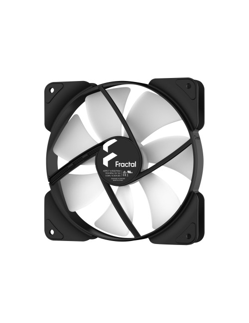 Fractal Design | Aspect 14 RGB PWM Black Frame | Power supply included | Case fan