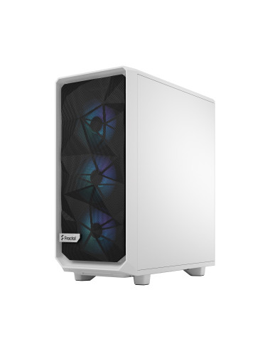 Fractal Design | Meshify 2 Compact RGB | Side window | White TG Clear | Mid-Tower | Power supply included No | ATX