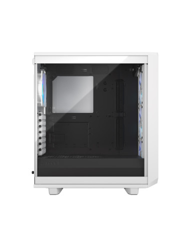 Fractal Design | Meshify 2 Compact RGB | Side window | White TG Clear | Mid-Tower | Power supply included No | ATX