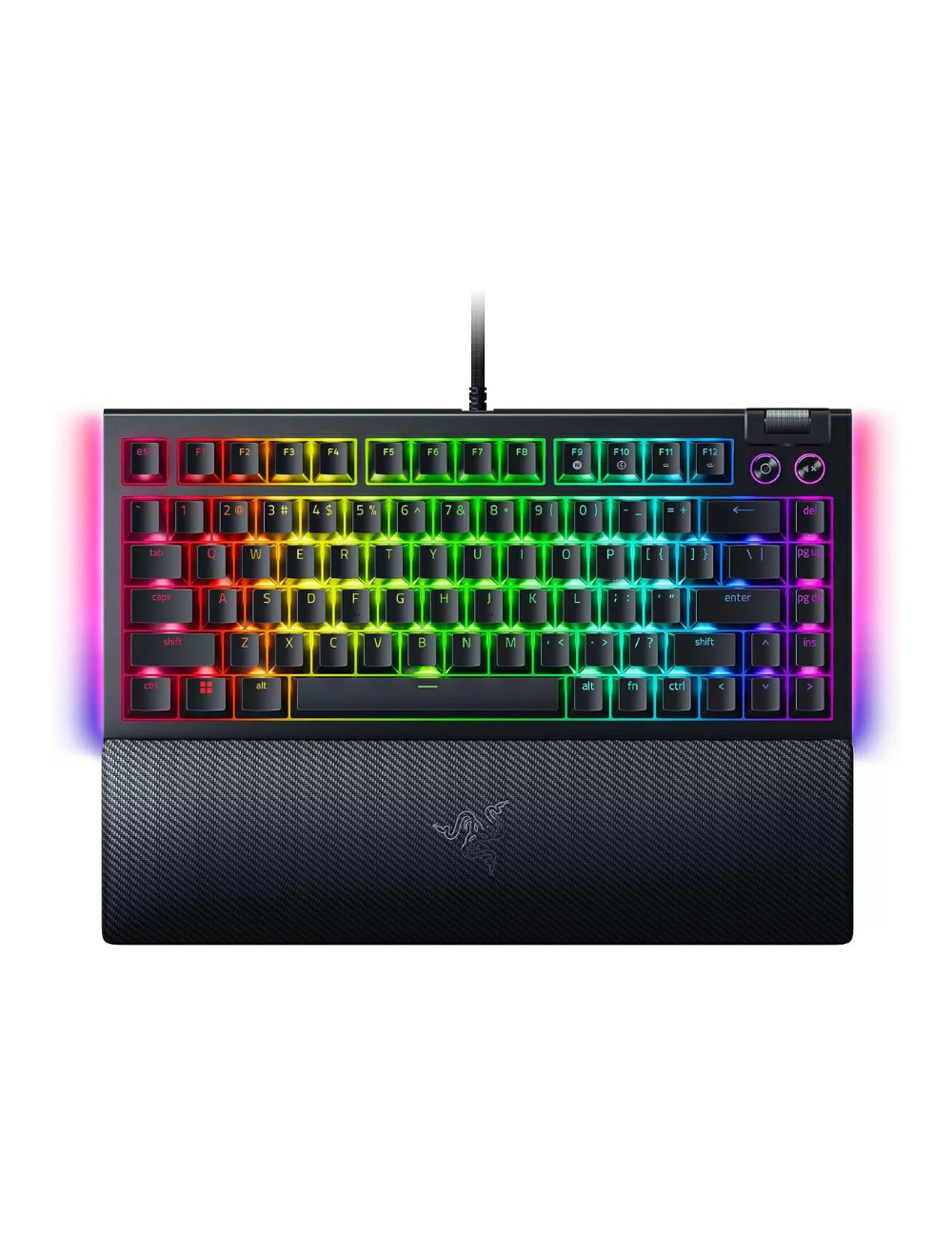 Razer | BlackWidow V4 75% | Mechanical Gaming keyboard | Wired | US | Black