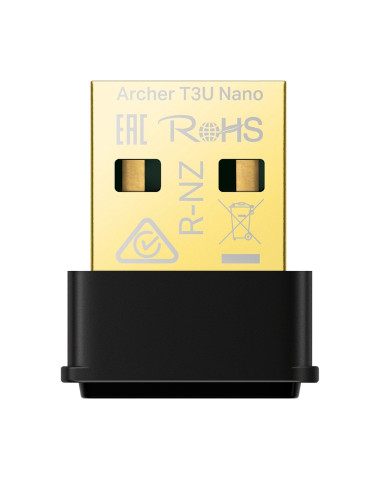 TP-LINK | AC1300 Nano Wireless MU-MIMO USB Adapter | Archer T3U Nano | Wireless