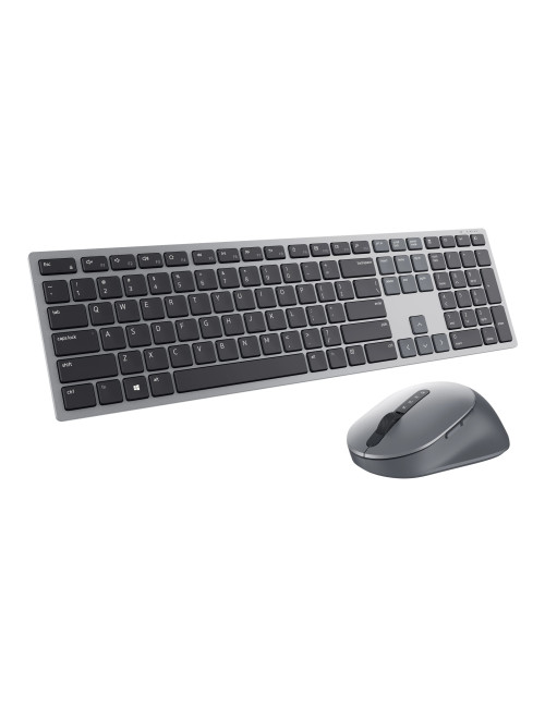 Premier Multi-Device Keyboard and Mouse | KM7321W | Wireless | Ukrainian | Titanium Gray | 2.4 GHz, Bluetooth 5.0