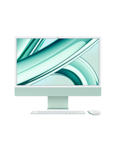 Apple iMac 24 4.5K Retina, Apple M3 8C CPU, 10C GPU/8GB/256GB SSD/Green/INT Apple