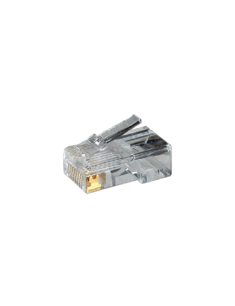 Logilink | MP0002 | CAT5e Modular PlugSuitable for 8P8C Round CablePlug unshieldedGold-plated contacts | Transparent