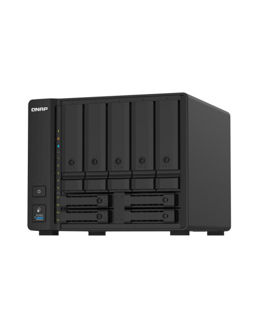 QNAP | 9-Bay QTS NAS | TS-932PX-4G | Up to 9 HDD/SSD Hot-Swap | AnnapurnaLabs Alpine | AL324 ARM Cortex-A57 Quad-Core | Processo