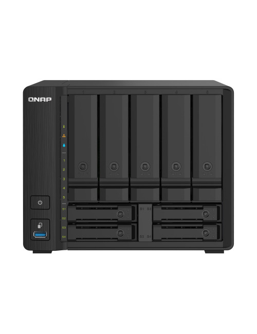 QNAP | 9-Bay QTS NAS | TS-932PX-4G | Up to 9 HDD/SSD Hot-Swap | AnnapurnaLabs Alpine | AL324 ARM Cortex-A57 Quad-Core | Processo