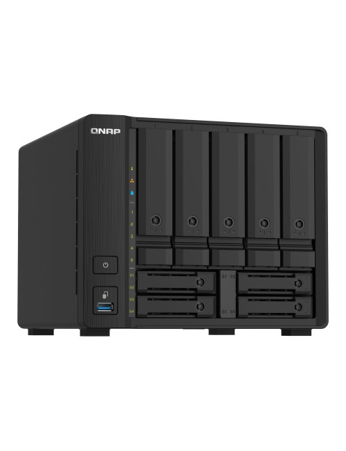 QNAP | 9-Bay QTS NAS | TS-932PX-4G | Up to 9 HDD/SSD Hot-Swap | AnnapurnaLabs Alpine | AL324 ARM Cortex-A57 Quad-Core | Processo