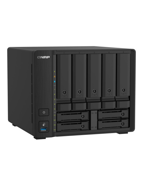 QNAP | 9-Bay QTS NAS | TS-932PX-4G | Up to 9 HDD/SSD Hot-Swap | AnnapurnaLabs Alpine | AL324 ARM Cortex-A57 Quad-Core | Processo