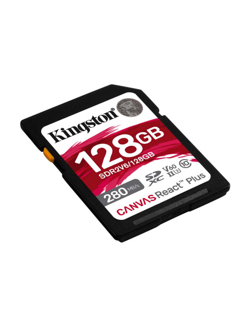 Kingston UHS-II Video Speed Class (V60) | 128 GB | SD | Flash memory class Class 10, UHS-II, U3, V60