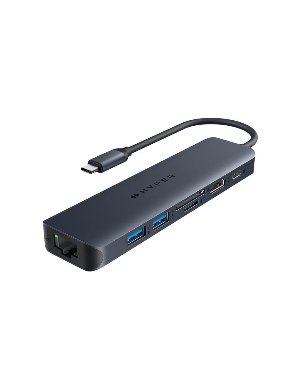 Hyper HyperDrive EcoSmart Gen.2 Universal USB-C 7-in-1 Hub w 100 W PD Power Pass-thru Hyper