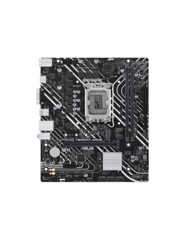 ASUS PRIME H610M-K ARGB | Processor family Intel H610 | Processor socket LGA1700 Socket | 2 DIMM slots - DDR5, non-ECC, unbuffer