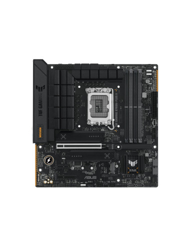 ASUS TUF GAMING B760M-PLUS II | Processor family Intel B760 | Processor socket 1 x LGA1700 Socket | 4 DIMM slots - DDR5, non-ECC
