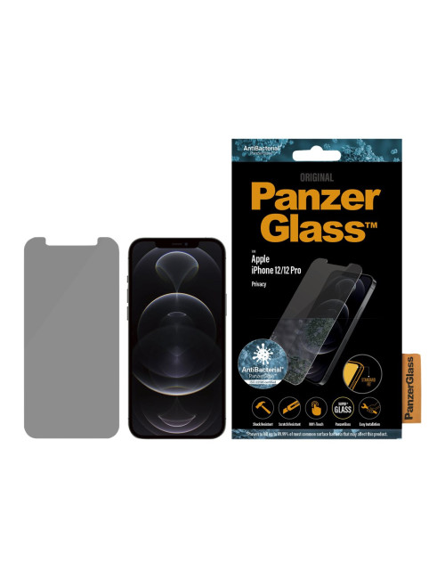 PanzerGlass | Apple | For iPhone 12/12 Pro | Tempered Glass | Transparent | Privacy glass