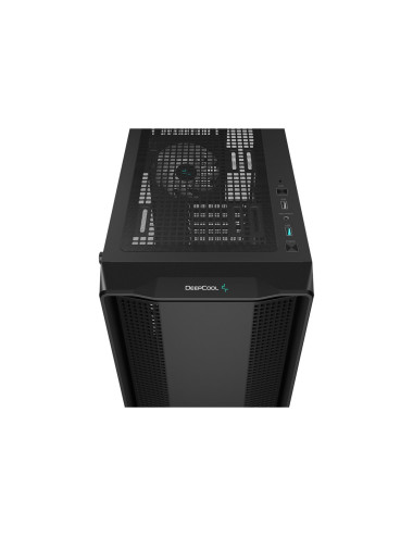 Deepcool Case CC560 V2 Black Mid-Tower Power supply included No