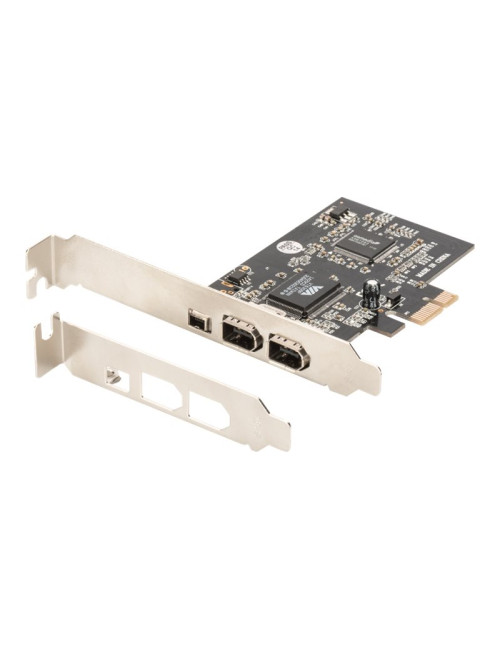 Digitus | IEEE 1394a Interface Card, PCI express, 4 Port 1x ext. 1394mini, 2x ext./1x int. 1394a Ports | DS-30201-5