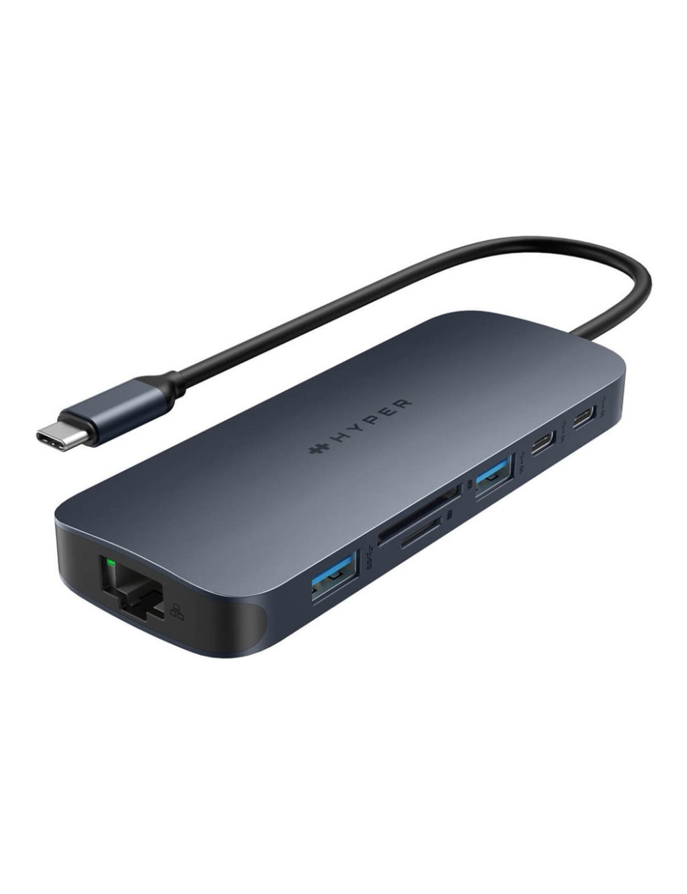 Hyper HyperDrive EcoSmart Gen.2 Dual HDMI USB-C 11-in-1 Hub w 140 W PD3.1 Pass-Thru - For MST enabled devices Hyper