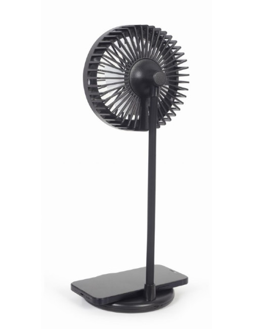 Gembird | TA-WPC10-LEDFAN-01 Desktop Fan With Lamp And Wireless Charger | N/A | Phone or tablet with built-in Qi wireless chargi