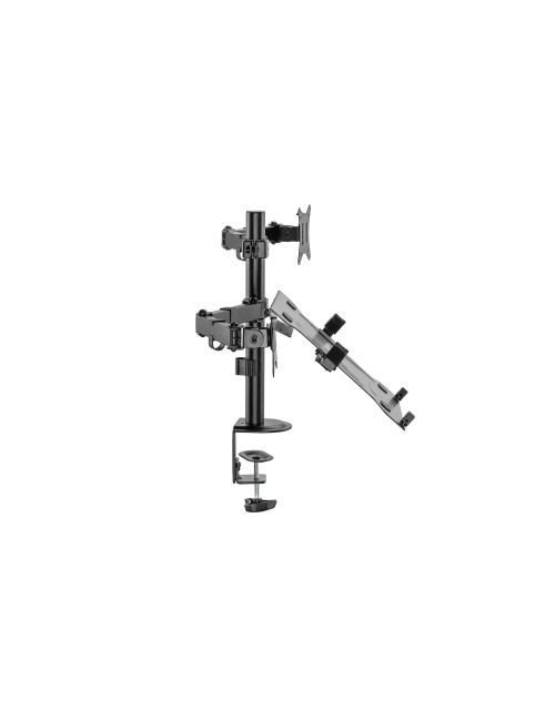 Digitus | Desk Mount | DA-90436 | Tilt, swivel, height adjustment, rotate | Maximum weight (capacity) 9 kg | Black