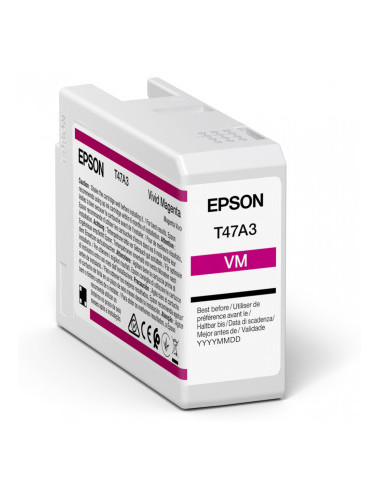 Epson UltraChrome Pro 10 ink | T47A3 | Ink cartrige | Vivid Magenta