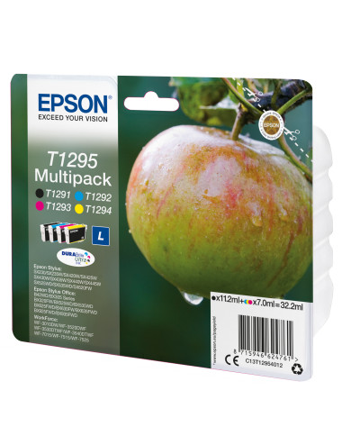 Epson Multipack 4-colours T1295 DURABrite Ultra | Ink Cartridge | Black, Cyan, Magenta, Yellow