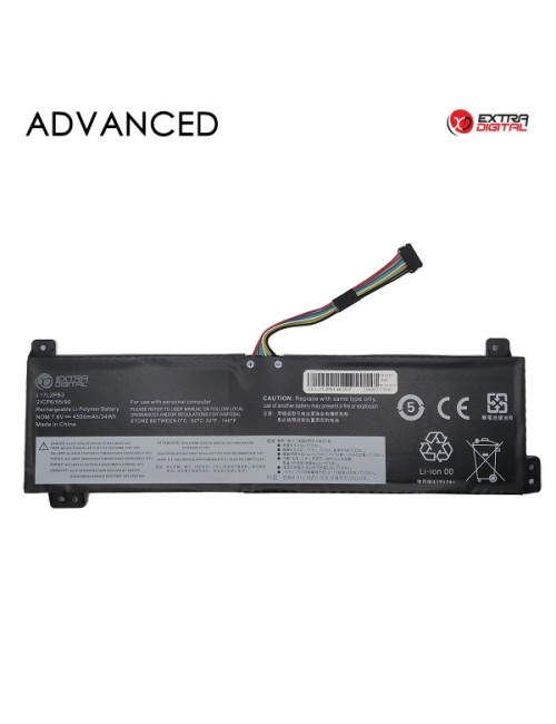 Notebook Battery LENOVO L17L2PB3, 4500mAh, Extra Digital Advanced