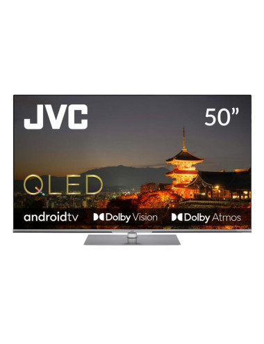 TV Set|JVC|50"|4K/Smart|QLED|3840x2160|Android TV|LT-50VAQ830P
