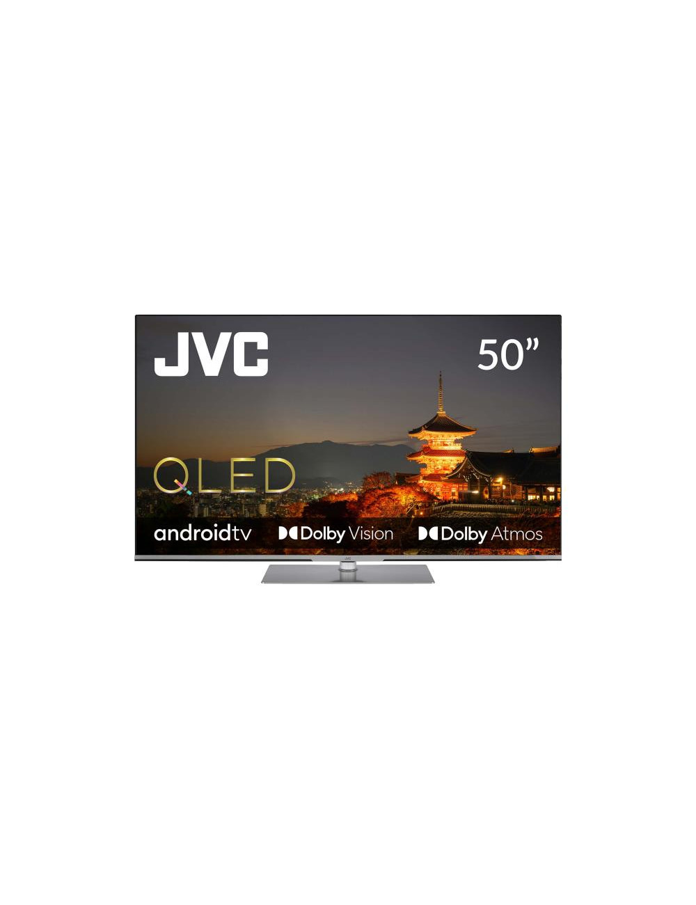 TV Set|JVC|50"|4K/Smart|QLED|3840x2160|Android TV|LT-50VAQ830P