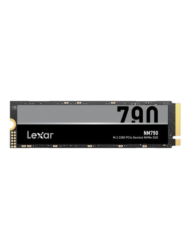 SSD|LEXAR|NM790|4TB|M.2|PCIe Gen4|NVMe|Write speed 6500 MBytes/sec|Read speed 7400 MBytes/sec|2.45mm|TBW 3000 TB|MTBF 1500000 ho