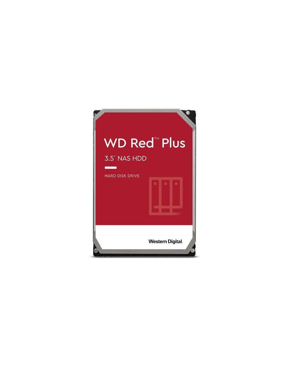 HDD|WESTERN DIGITAL|Red Plus|2TB|SATA|64 MB|5400 rpm|3,5"|WD20EFPX