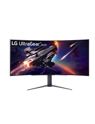 LCD Monitor|LG|45GR95QE-B|45"|Gaming/Curved|Panel OLED|3440x1440|21:9|240Hz|Matte|0.03 ms|Swivel|Height adjustable|Tilt|45GR95QE