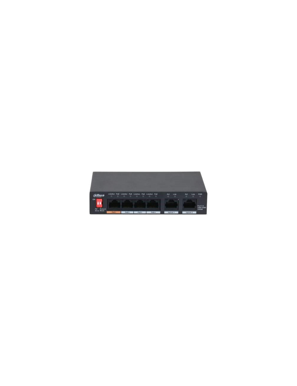 Switch|DAHUA|PFS3006-4GT-60|6x1000Base-T|PoE ports 4|60 Watts|PFS3006-4GT-60-V2