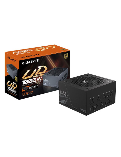 Power Supply|GIGABYTE|1000 Watts|Efficiency 80 PLUS GOLD|PFC Active|MTBF 100000 hours|GP-UD1000GMPG5