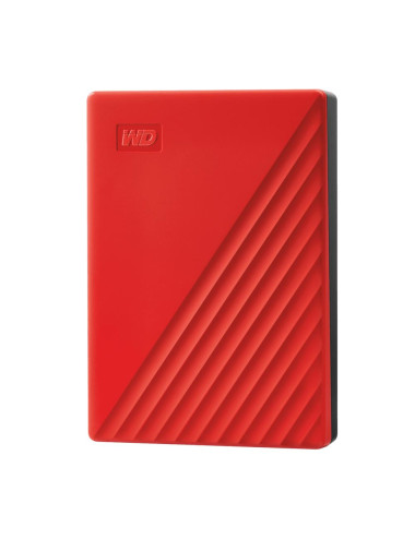 External HDD|WESTERN DIGITAL|My Passport|4TB|USB 2.0|USB 3.0|USB 3.2|Colour Red|WDBPKJ0040BRD-WESN