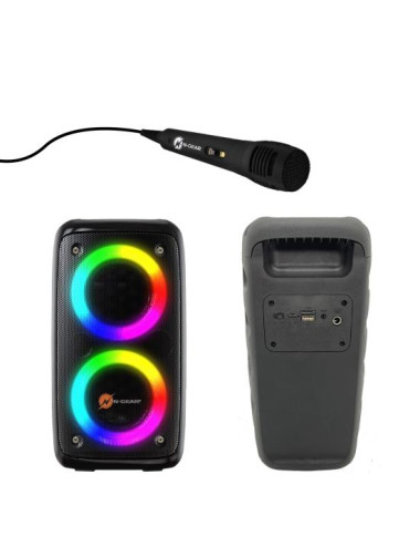 Portable Speaker|N-GEAR|LETS GO PARTY LGP23M|Black|Wireless|Bluetooth|LGP23M