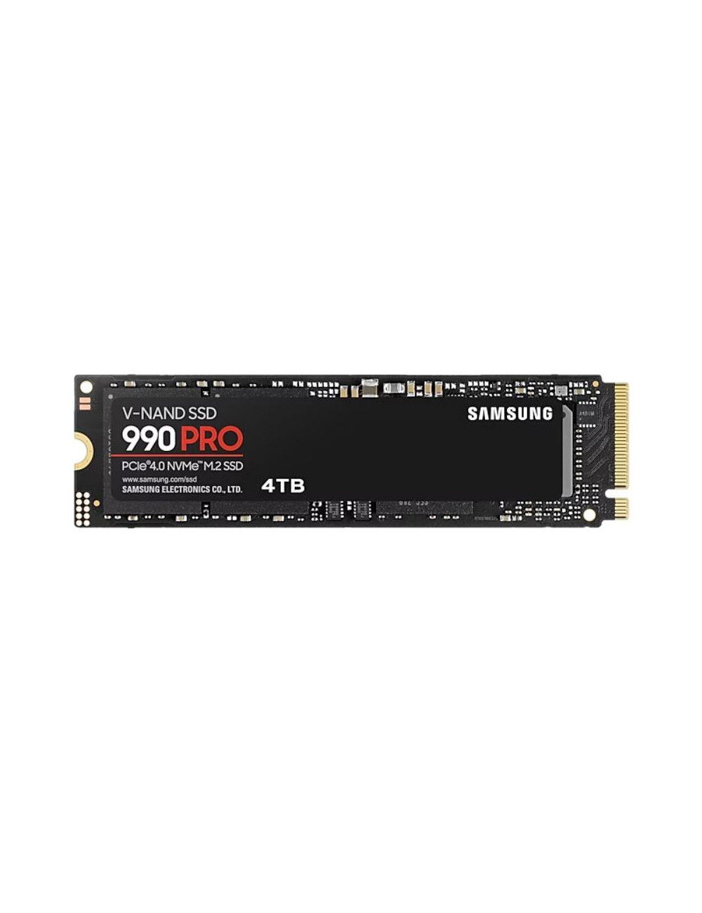 SSD|SAMSUNG|990 PRO|4TB|M.2|PCIe Gen4|NVMe|TLC|Write speed 6900 MBytes/sec|Read speed 7450 MBytes/sec|2.3mm|TBW 2400 TB|MTBF 150